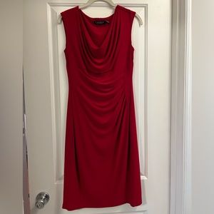 Beautiful Ralph Lauren red dress. Size 8.